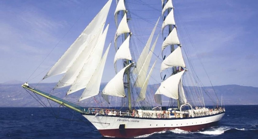 Ciechanowianka zamieniła rower na żaglowiec! [zdjęcia]