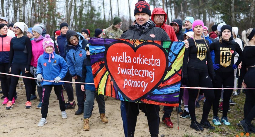 W Ciechanowie biegli i morsowali dla WOŚP [zdjęcia]