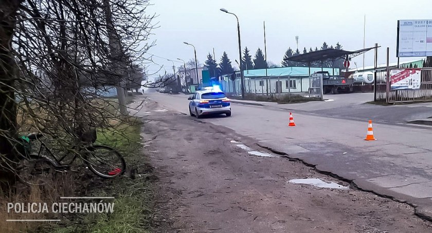 Groźny wypadek w Ciechanowie [wideo]