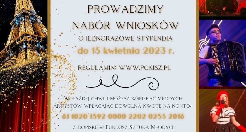 Nabór wniosków na jednorazowe stypendia w ramach Funduszu „Sztuka Młodych” – regulamin
