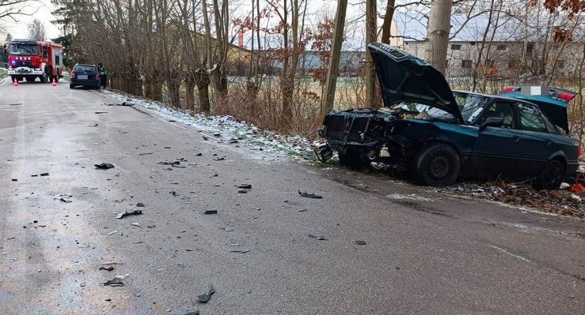Zlekceważyła znak STOP, doszło do zderzenia