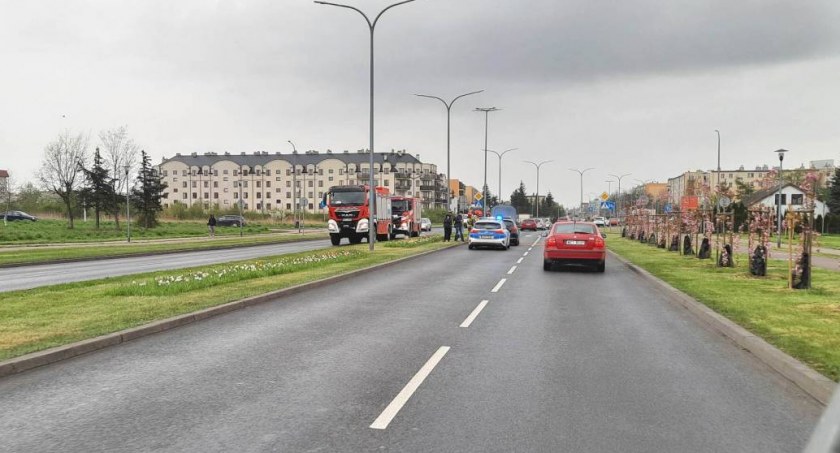 Na pętli miejskiej zderzyły się osobówki