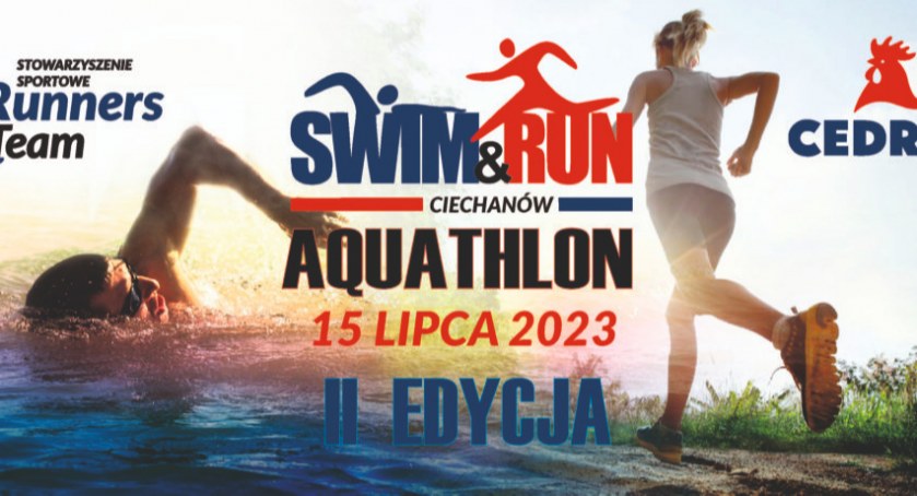 Sportowe wyzwanie przed nami. Trwają zapisy na II Aquathlon w Ciechanowie