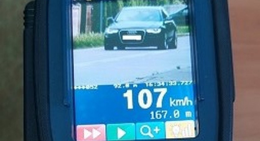 Kierowca audi zatrzymany przez ciechanowską grupę Speed
