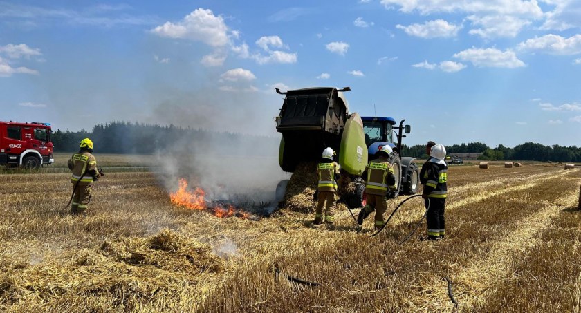 Duże straty po pożarze w powiecie ciechanowskim [zdjęcia]