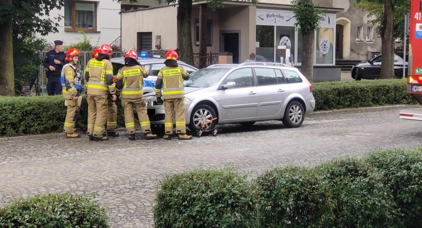 Z ostatniej chwili: Pożar i utrudnienia w ruchu w Ciechanowie [zdjęcia]