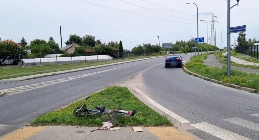 Niebezpieczne zdarzenie drogowe w Ciechanowie