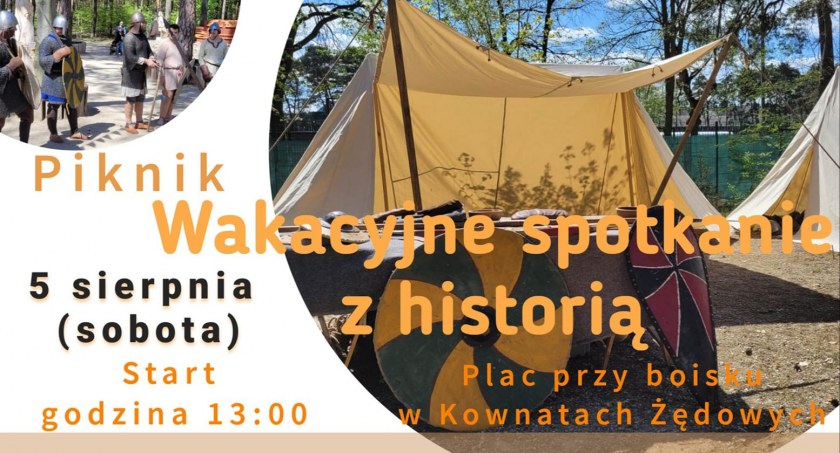 Wakacyjny piknik w pobliżu Ciechanowa