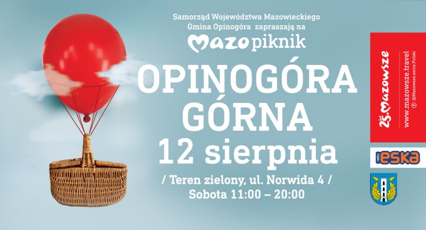 Atrakcje na pikniku w Opinogórze [program]