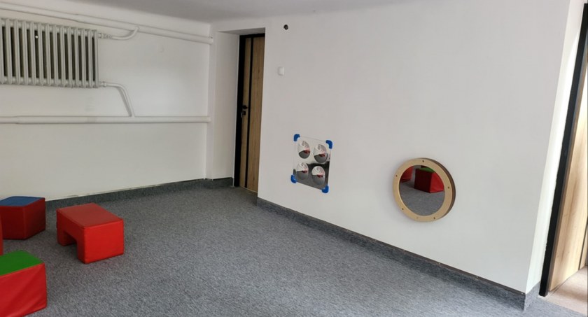 Zamienili starą szatnię na salę doświadczania świata [zdjęcia]