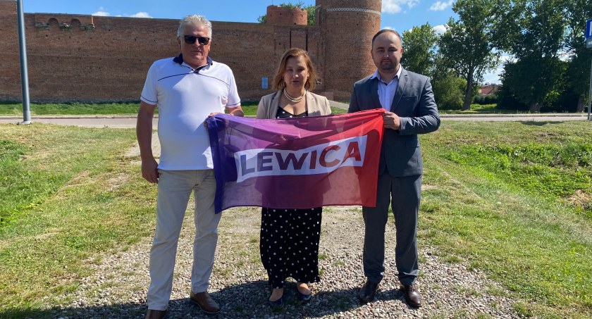 Kiwit i Andrzejczak z Ciechanowa. Lewica przedstawia kandydatów [wideo]
