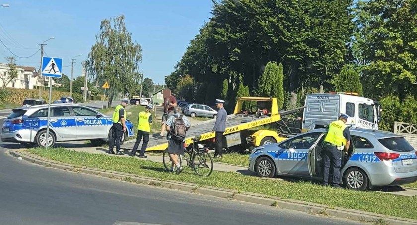 Z ostatniej chwili: Zdarzenie drogowe z udziałem radiowozu w Ciechanowie