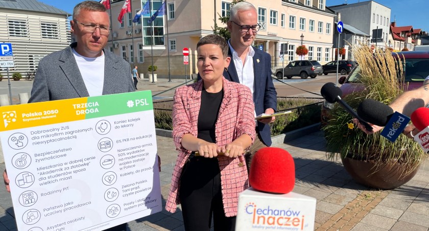 Trzecia Droga przedstawiła w Ciechanowie program 12 gwarancji [wideo]