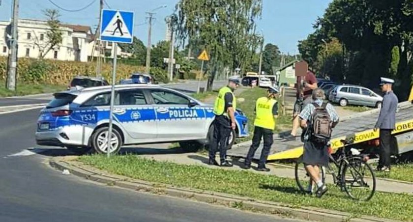 Po zdarzeniu z udziałem radiowozu w Ciechanowie: Policjant został pouczony