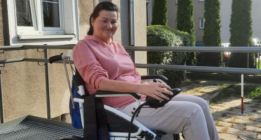 Niepełnosprawna ciechanowianka z oknem na świat 