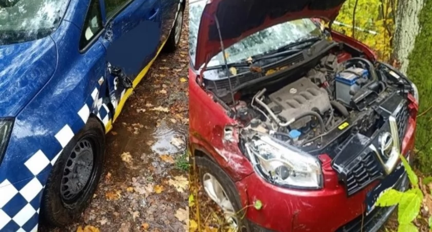 Tak skręcała, że zderzyła się z innym pojazdem