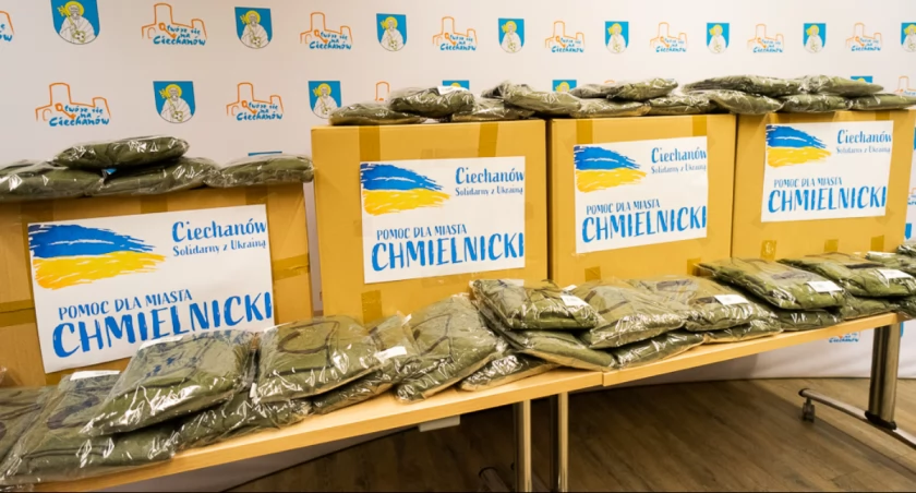 Ciechanów udzielił pomocy ukraińskim żołnierzom