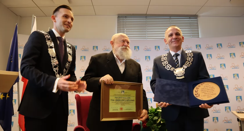 Ciechanów ma nowego Honorowego Obywatela [wideo/zdjęcia]