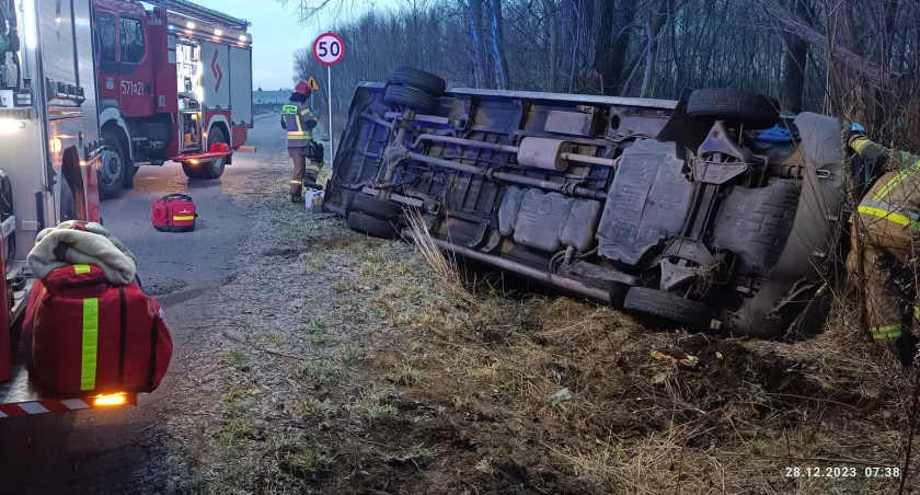 Dwa dzisiejsze zdarzenia na drodze krajowej nr 7