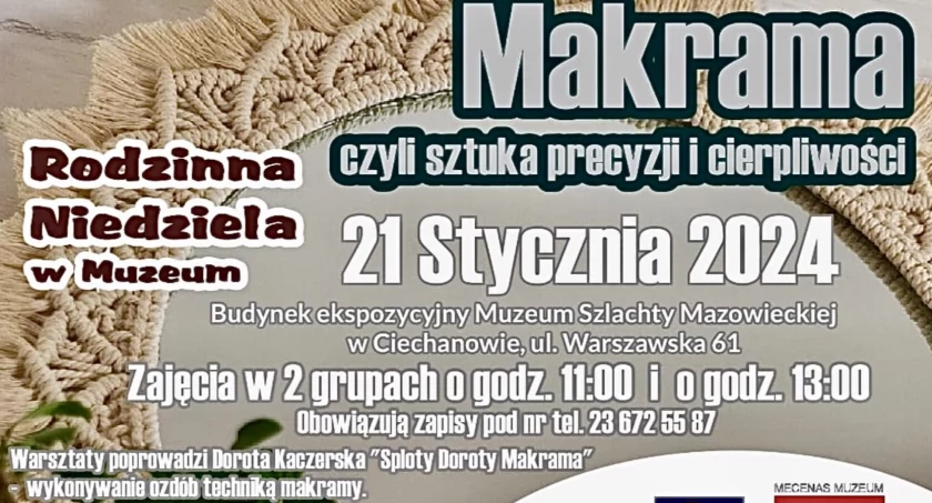 Rodzinna Niedziela w ciechanowskim Muzeum