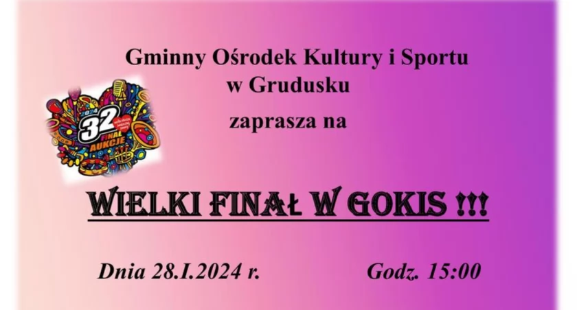 Finał WOŚP  w Grudusku 