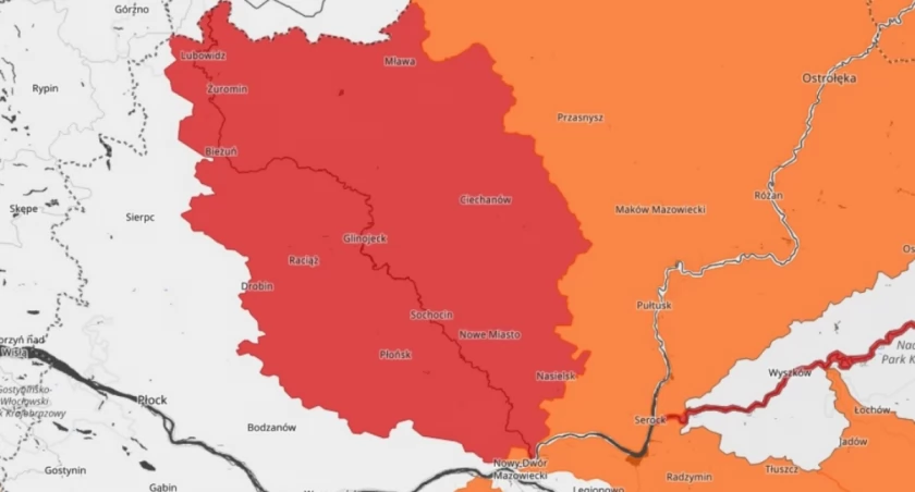 Czerwony alert na naszym terenie
