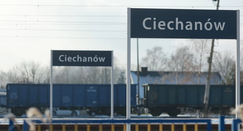 O krok od tragedii w rejonie ciechanowskiego dworca PKP