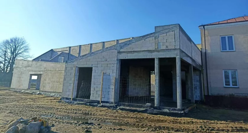 Powstaje nowa sala gimnastyczna. Zakończył się pierwszy etap budowy [zdjęcia]