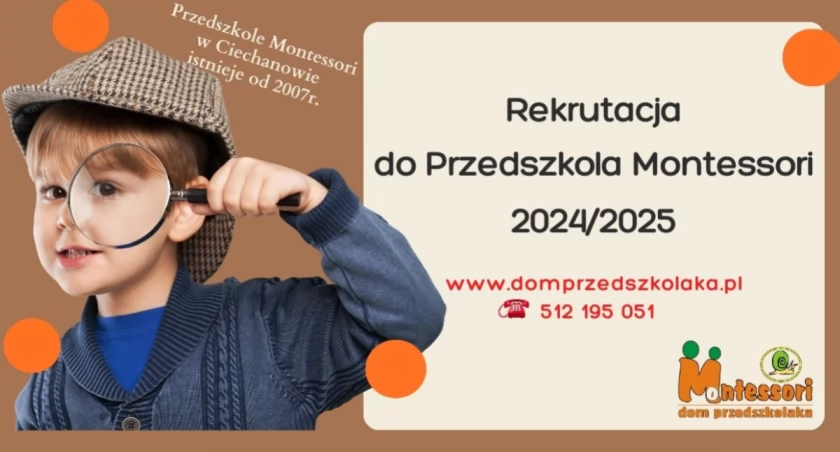 Przedszkole Montessori rozpoczyna rekrutację