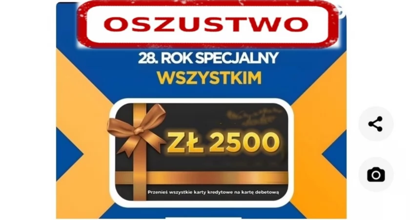 Oszustwo na wygraną w konkursie. Uważajcie!