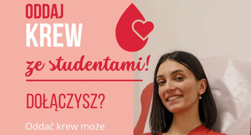 Oddaj krew ze studentami z Ciechanowa