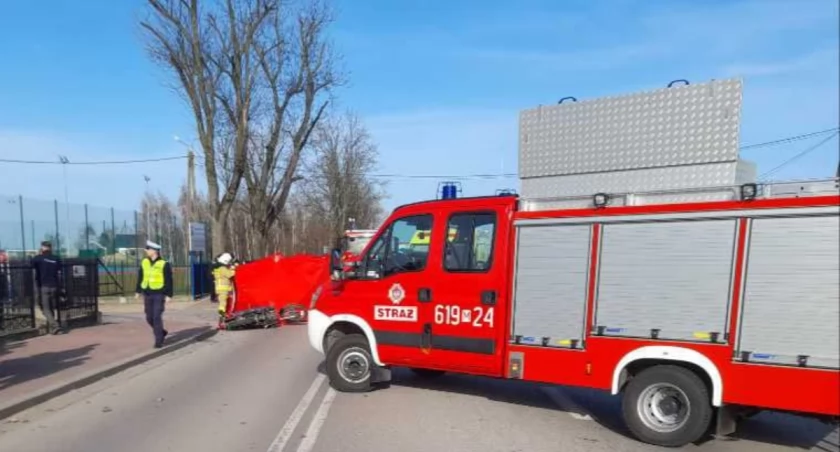 Nie żyje 48-letni policjant. Jako motocyklista uczestniczył w wypadku