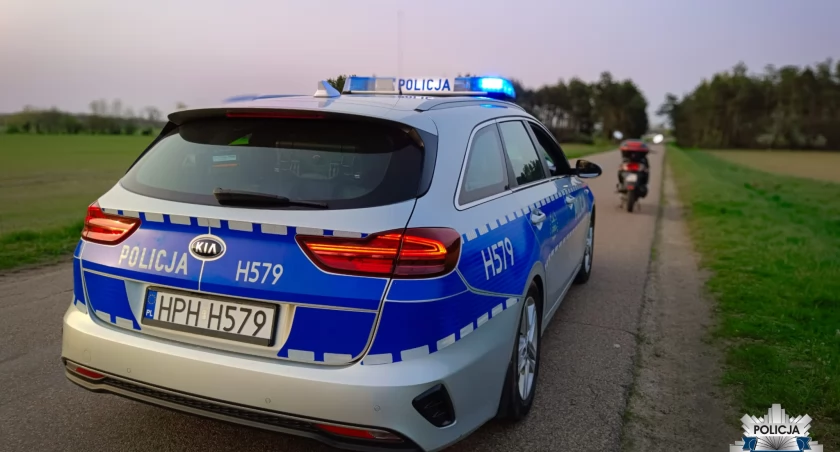 Wypił piwo i wódkę, po czym ruszył motorowerem do pracy