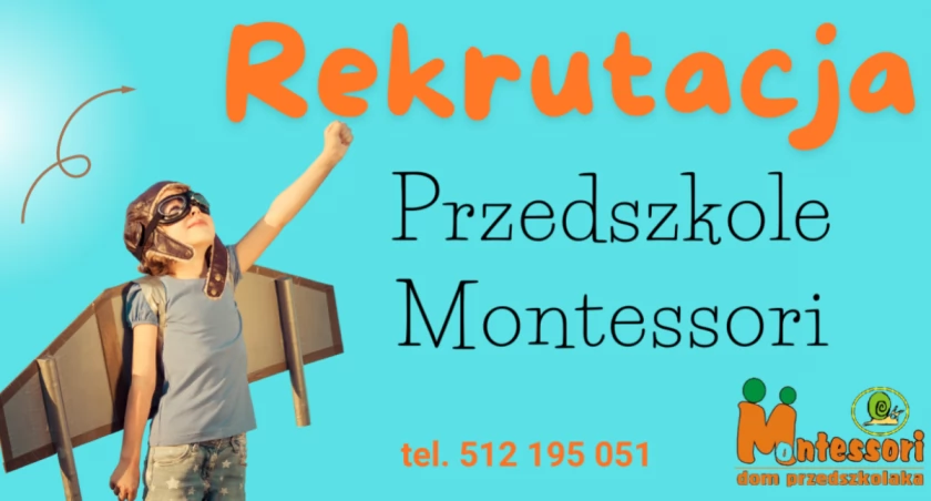 Zapraszamy do Przedszkola Montessori!