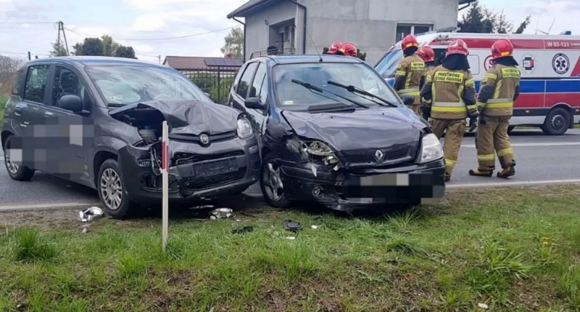 Groźne zdarzenie drogowe w Chruszczewie koło Ciechanowa