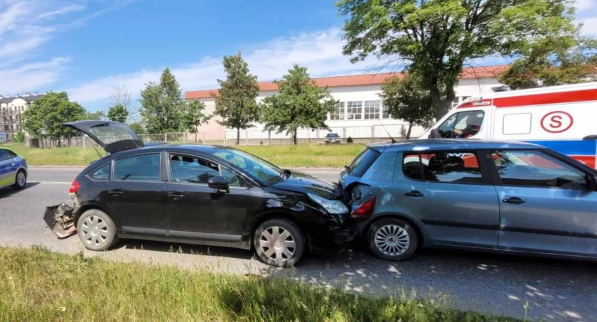 Z ostatniej chwili: Wypadek przy szkole w Ciechanowie [zdjęcia]