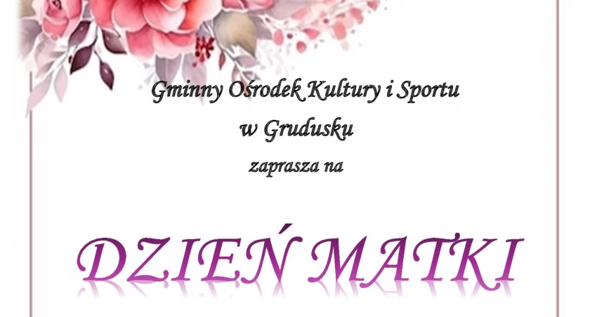 Stand up i inne występy na Dniu Matki w gminie Grudusk