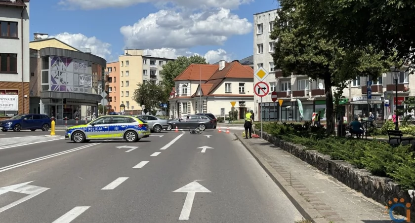 Z ostatniej chwili: Wypadek na Placu Kościuszki w Ciechanowie [zdjęcia]