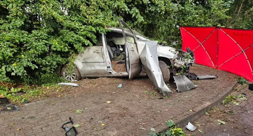Tragiczny wypadek pod Ciechanowem [zdjęcia]