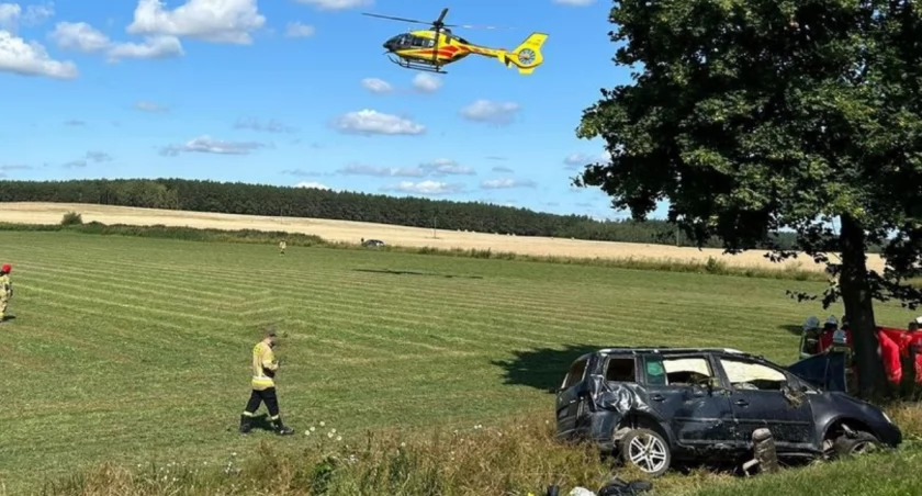 Dwie osoby ranne w wypadku. Co ustaliła policja? [zdjęcia]