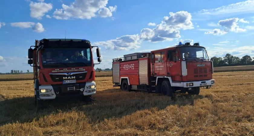 Pożar w gminie Opinogóra. Sześć zastępów straży pożarnej w akcji