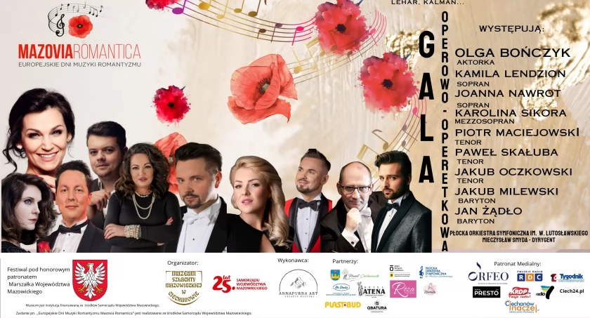 Gala Operowo-Operetkowa na dziedzińcu ciechanowskiego zamku