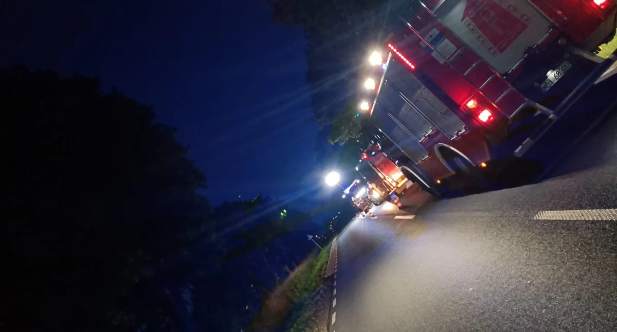 Niebezpieczne zdarzenie na drodze Ciechanów-Glinojeck