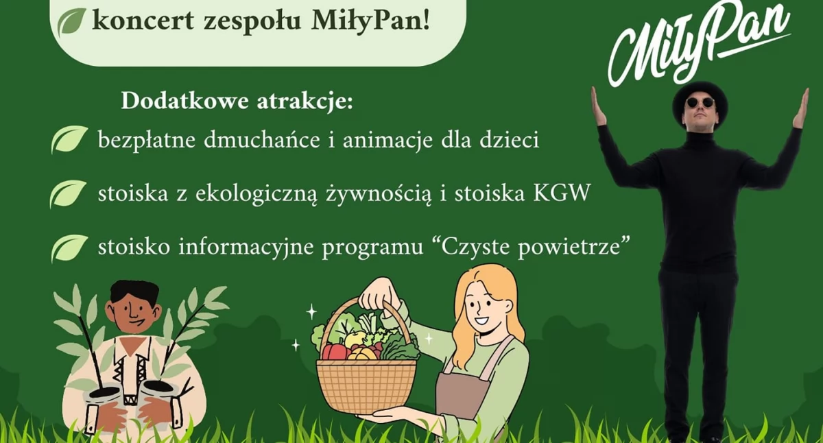Miły Pan wystąpi na ekologicznym pikniku