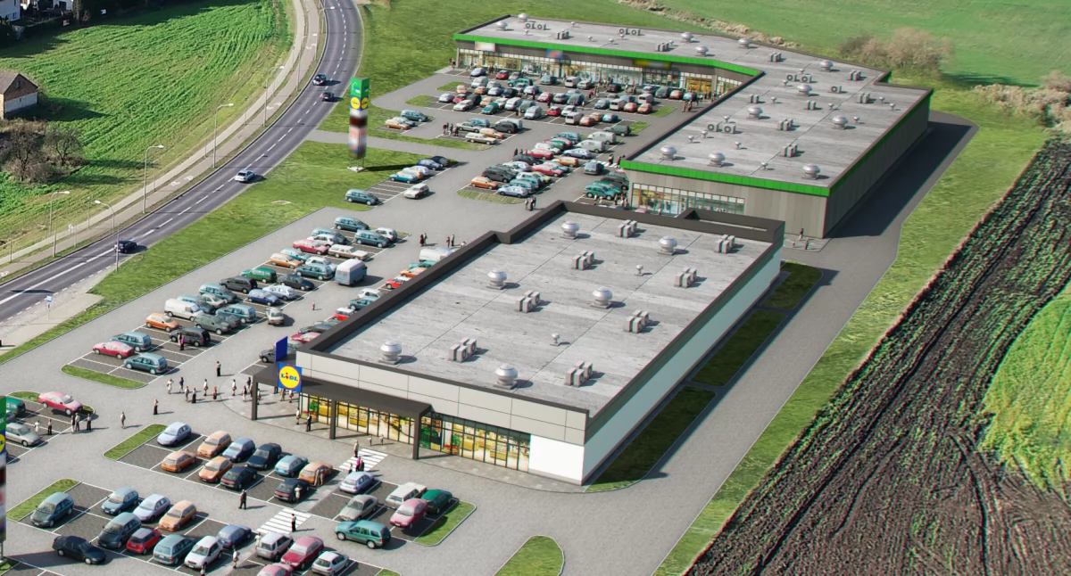 Będzie drugi Lidl w Ciechanowie. Jakie jeszcze sklepy pojawią się w nowym centrum handlowym?