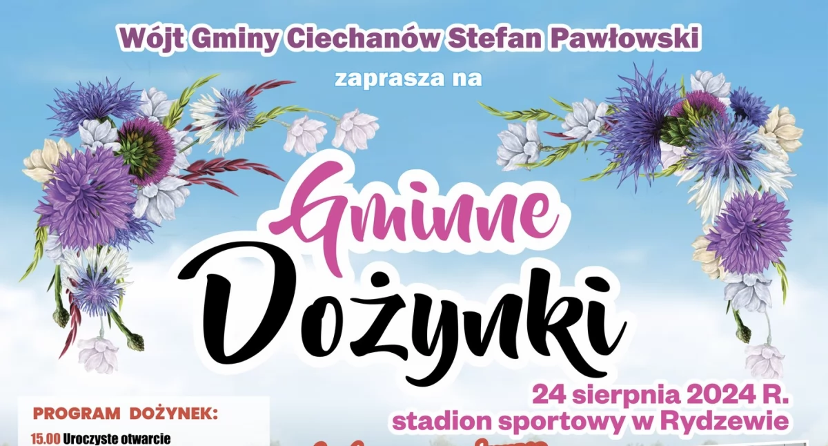 Przed nami dożynki gminy Ciechanów [program]