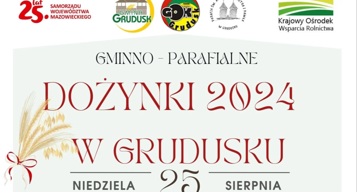 Bogaty program dożynek w gminie Grudusk