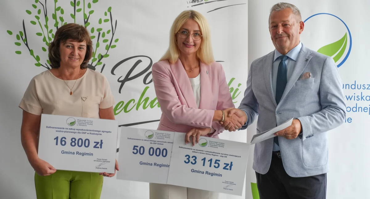 Dotacje dla samorządów i OSP z powiatu ciechanowskiego [zdjęcia]
