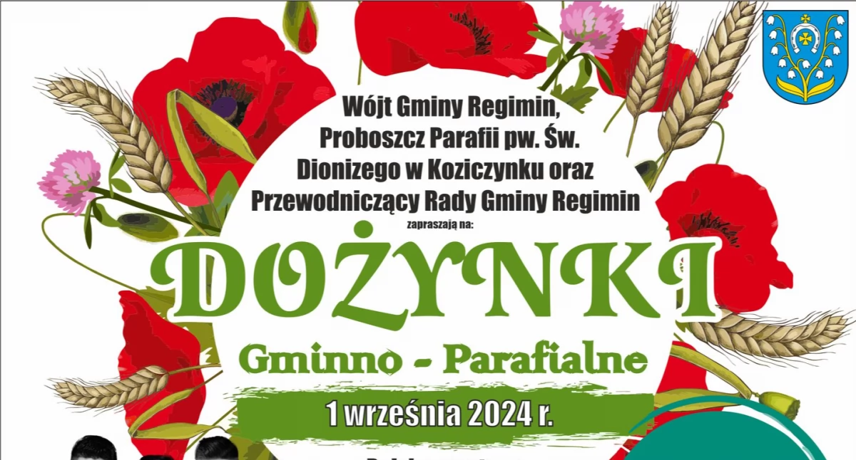 Gmina Regimin zaprasza na dożynki [program]