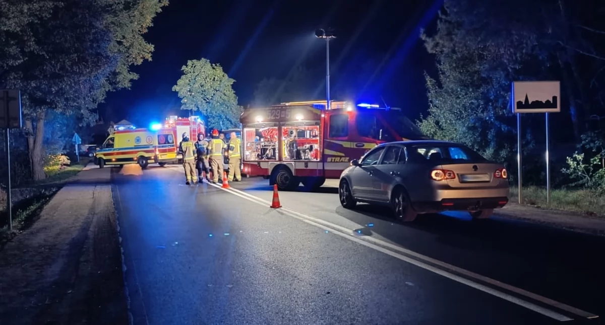 Nagle zjechał przed auto mieszkańca Ciechanowa, ranny trafił do szpitala [zdjęcia]